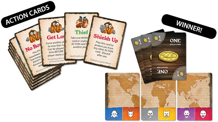 Monster Theme - Action Cards Monster Theme - Action Cards